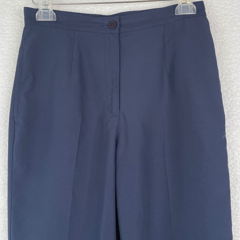 Lizgolf by Liz Claiborne Womens Navy Blue Cropped Golf Trousers Size 6 RN 52002